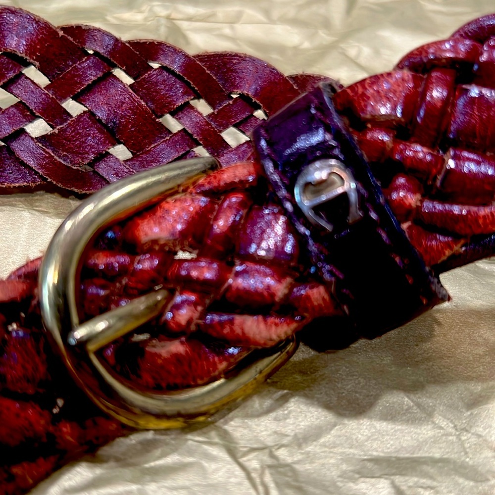 elleenne aigner leather belt